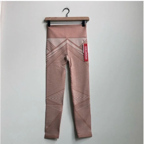 New Good American Seamless Leggings Dusk Geo print contouring geometric print - Picture 6 of 13